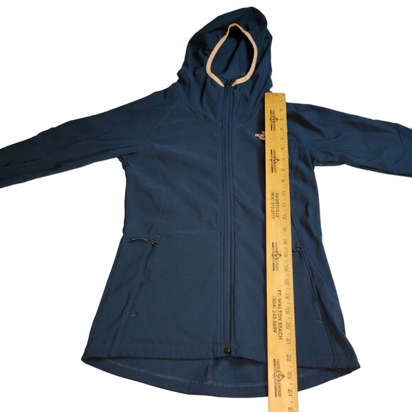The North Face Womens WindWall Jacket Size XS Dark Ocean Blue Stretch Full-Zip H - Picture 5 of 9